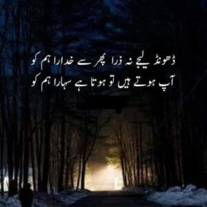 poetry in urdu 2 lines deep