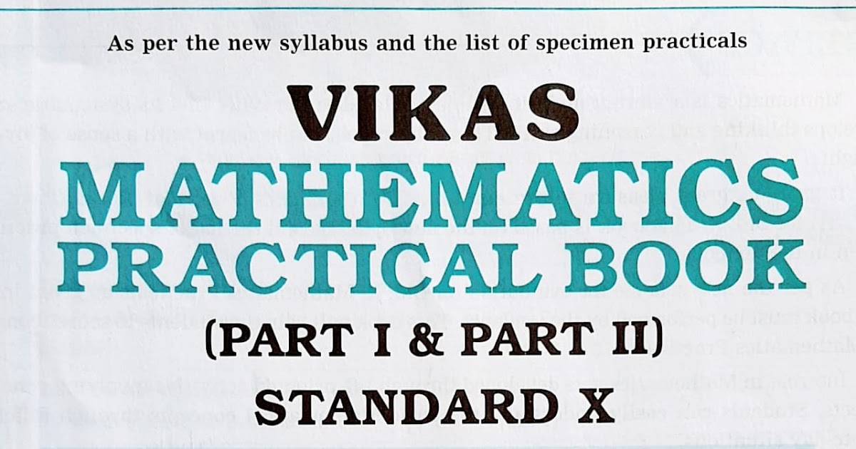 vikas mathematics practical book 9th class answers​