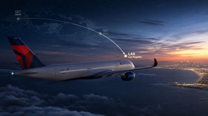 delta flight dl275 diverted lax